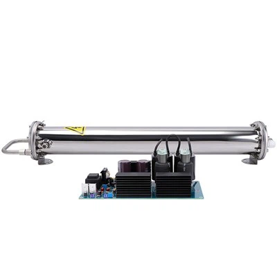 Vodno hlajena emajlirana ozonska celica